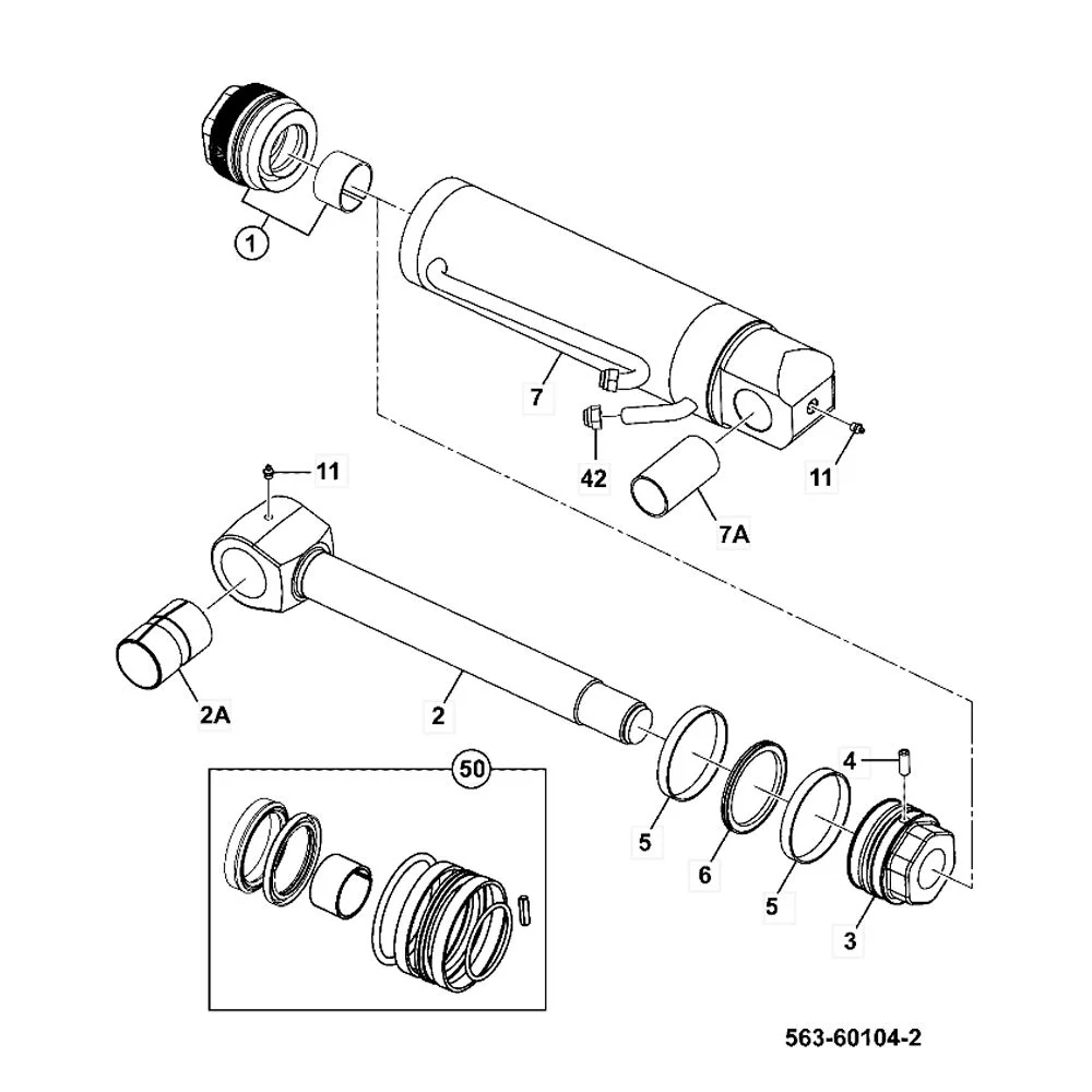 Гидроцилиндр компенсирования стрелы 120х60мм 563_60104.jpg Гидроцилиндр компенсирования стрелы 120х60мм 563_60104.jpg