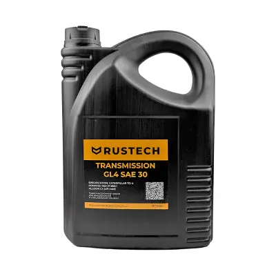 Купить Масло трансмиссионное RUSTECH TRANSMISSION GL4 SAE 30 5л со склада в Москве. Оригинальные и OEM запчасти в наличии. Широкий выбор, гарантия качества. | РУСТЕХ.