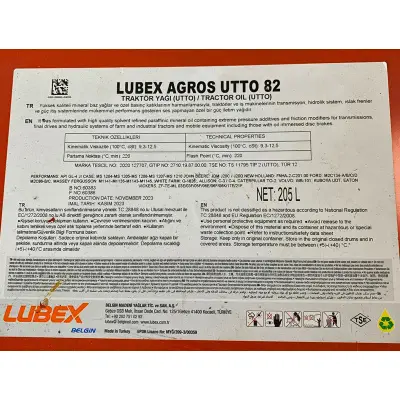 Купить Масло трансмиссионное LUBEX Agros UTTO 82 10W-30 GL-4 (бочка 205л) со склада в Москве. Оригинальные и OEM запчасти в наличии. Широкий выбор, гарантия качества. | РУСТЕХ.