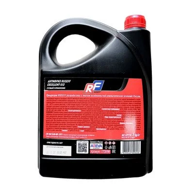Купить Антифриз RUSEFF ANTIFREEZE EXCELLENT G12 40 красный (5л) А со склада в Москве. Оригинальные и OEM запчасти в наличии. Широкий выбор, гарантия качества. | РУСТЕХ.