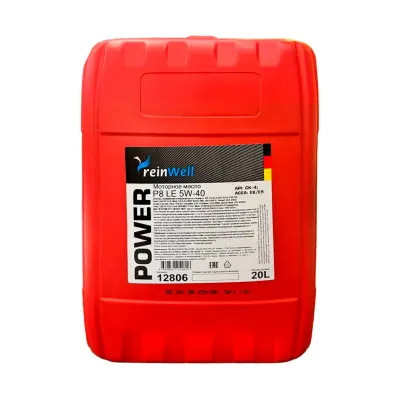 Купить Масло моторное ReinWell POWER P8 LE 5w40 CК-4 20л (ЧЗ) со склада в Москве. Оригинальные и OEM запчасти в наличии. Широкий выбор, гарантия качества. | РУСТЕХ.