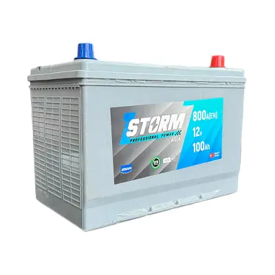 Купить Аккумулятор STORM Power Asian 100 Ah/12V 800A со склада в Москве. Оригинальные и OEM запчасти в наличии. Широкий выбор, гарантия качества. | РУСТЕХ.