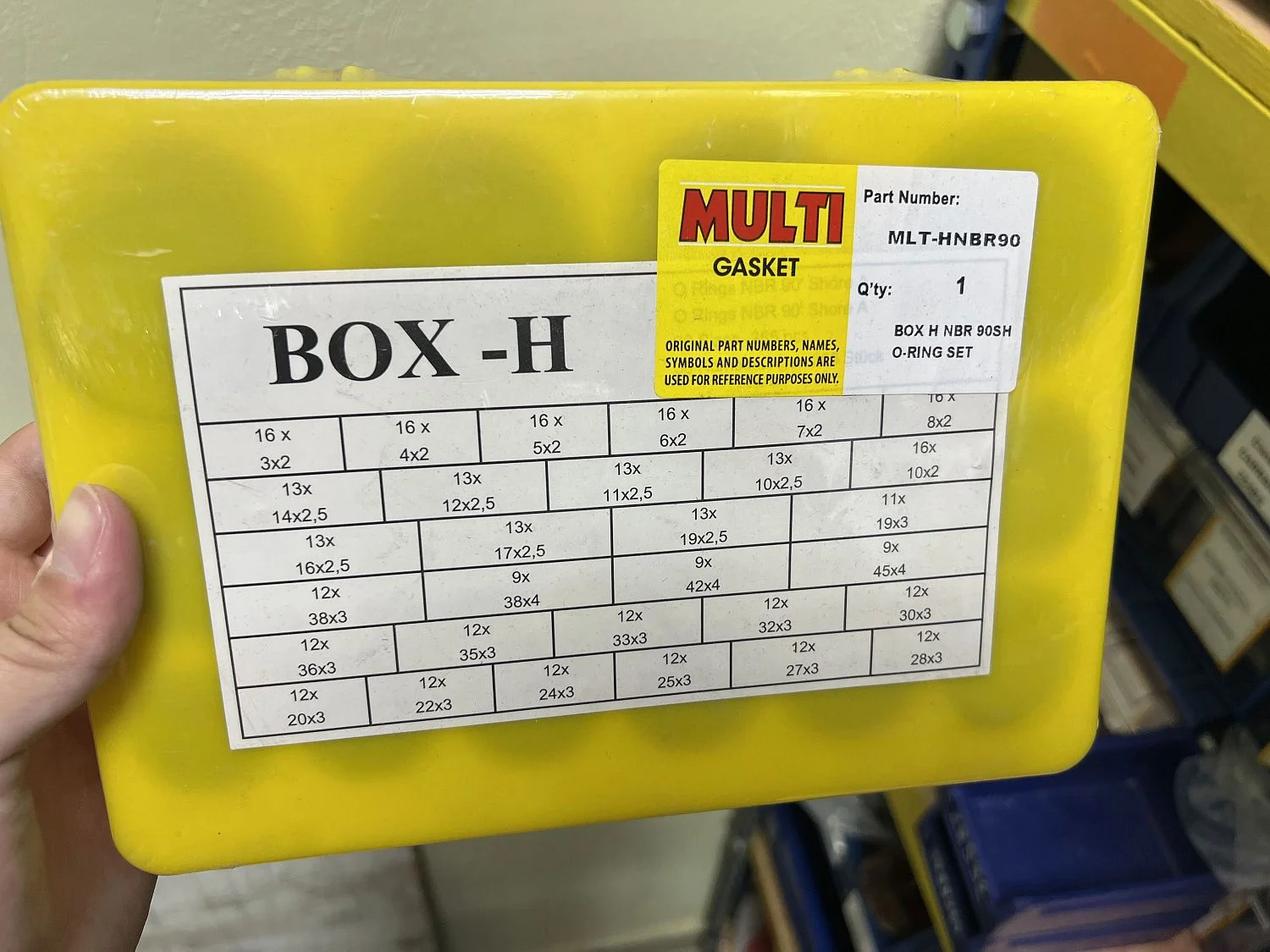 Набор уплотнительных колец MLT-HNBR90