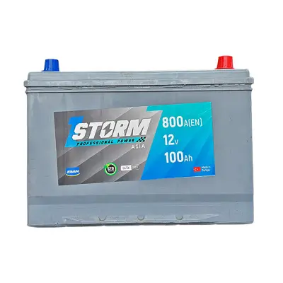 Купить Аккумулятор STORM Power Asian 100 Ah/12V 800A со склада в Москве. Оригинальные и OEM запчасти в наличии. Широкий выбор, гарантия качества. | РУСТЕХ.