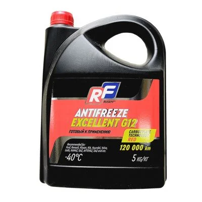 Купить Антифриз RUSEFF ANTIFREEZE EXCELLENT G12 40 красный (5л) А со склада в Москве. Оригинальные и OEM запчасти в наличии. Широкий выбор, гарантия качества. | РУСТЕХ.