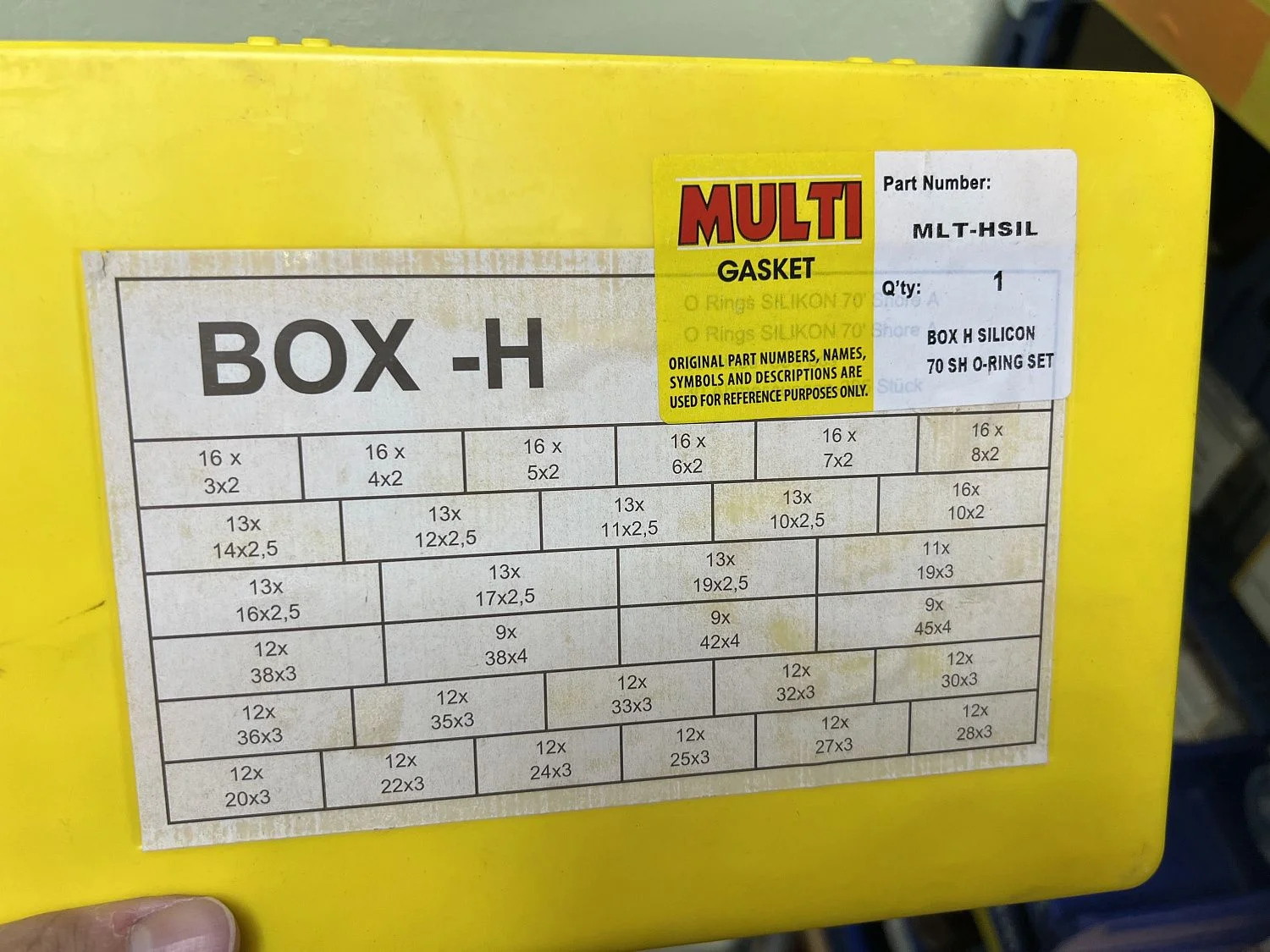 Набор уплотнительных колец MLT-HSIL