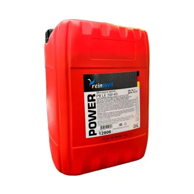 Купить Масло моторное ReinWell POWER P8 LE 5w40 CК-4 20л (ЧЗ) со склада в Москве. Оригинальные и OEM запчасти в наличии. Широкий выбор, гарантия качества. | РУСТЕХ.