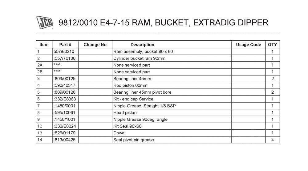 Купить Гидроцилиндр заднего ковша 60мм 557/60210, 557/60061, 557/60212 TMP  со склада в Москве. Оригинальные и OEM запчасти в наличии. Широкий выбор, гарантия качества. | РУСТЕХ.
