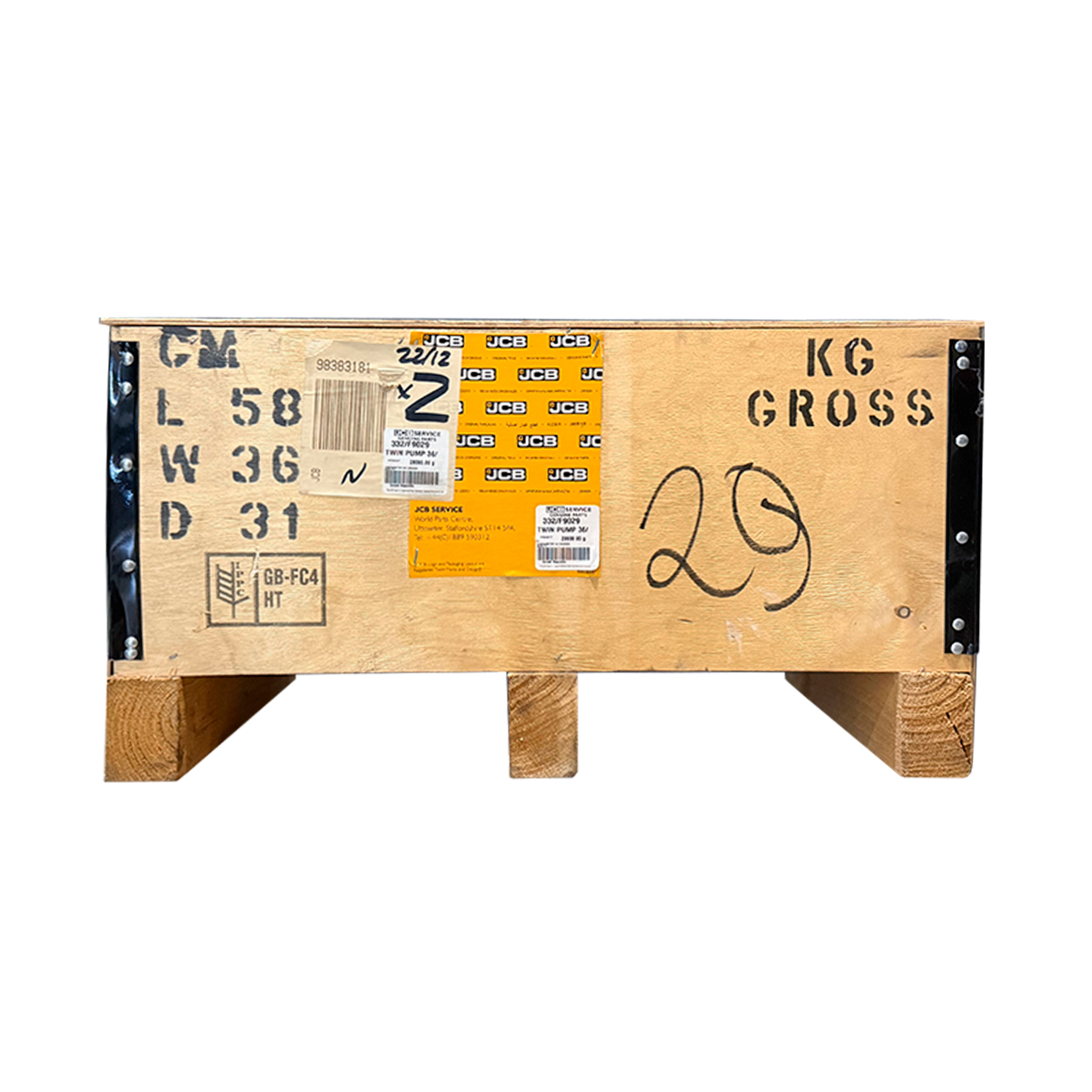 Купить Насос гидравлический 332/F9029, 20/925579 (ящик) JCB со склада в Москве. Оригинальные и OEM запчасти в наличии. Широкий выбор, гарантия качества. | РУСТЕХ.