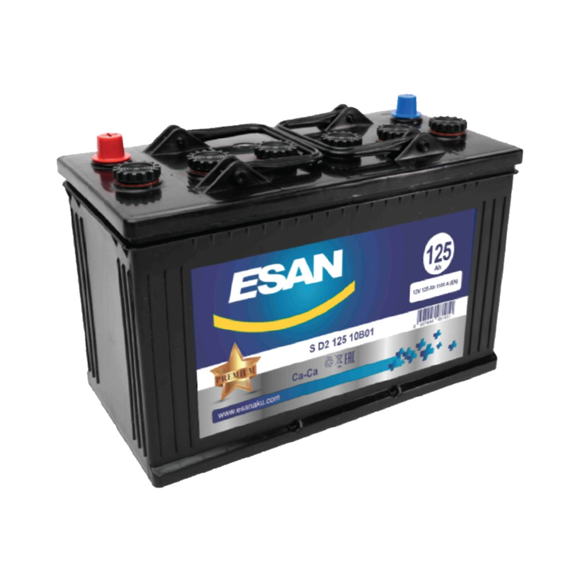 Купить Аккумулятор ESAN MF S D2 10B01 125Ah/12V 1000A со склада в Москве. Оригинальные и OEM запчасти в наличии. Широкий выбор, гарантия качества. | РУСТЕХ.