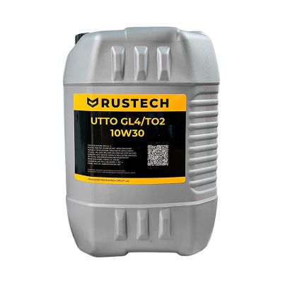 Купить Масло трансмиссионное RUSTECH UTTO CH4/GL4 10W30 20л со склада в Москве. Оригинальные и OEM запчасти в наличии. Широкий выбор, гарантия качества. | РУСТЕХ.