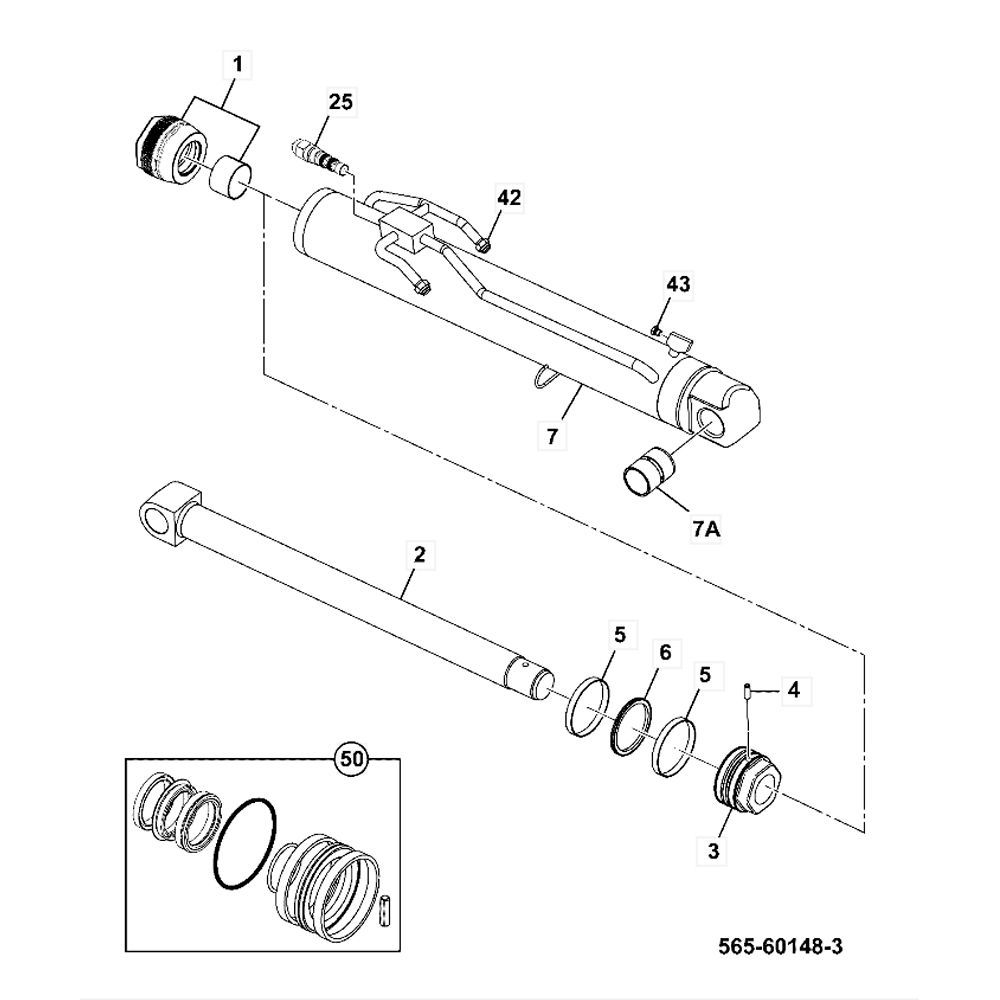 Купить Гидроцилиндр подъема стрелы 565/60149 Ceylan A со склада в Москве. Оригинальные и OEM запчасти в наличии. Широкий выбор, гарантия качества. | РУСТЕХ.