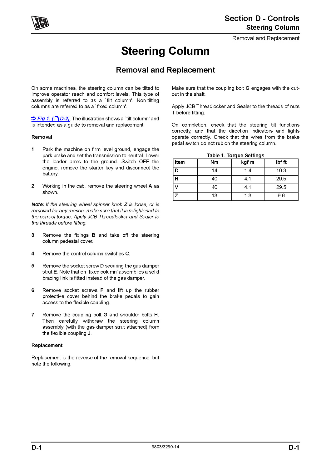 Органы управления JCB 3CX / 4CX — руководство по регулировке и ремонту