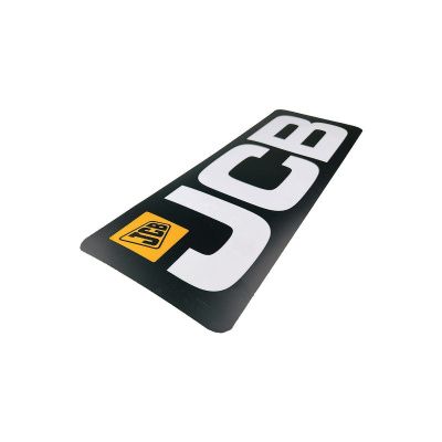 Купить Наклейка JCB средняя 817/17893, 332/G3450 А со склада в Москве. Оригинальные и OEM запчасти в наличии. Широкий выбор, гарантия качества. | РУСТЕХ.