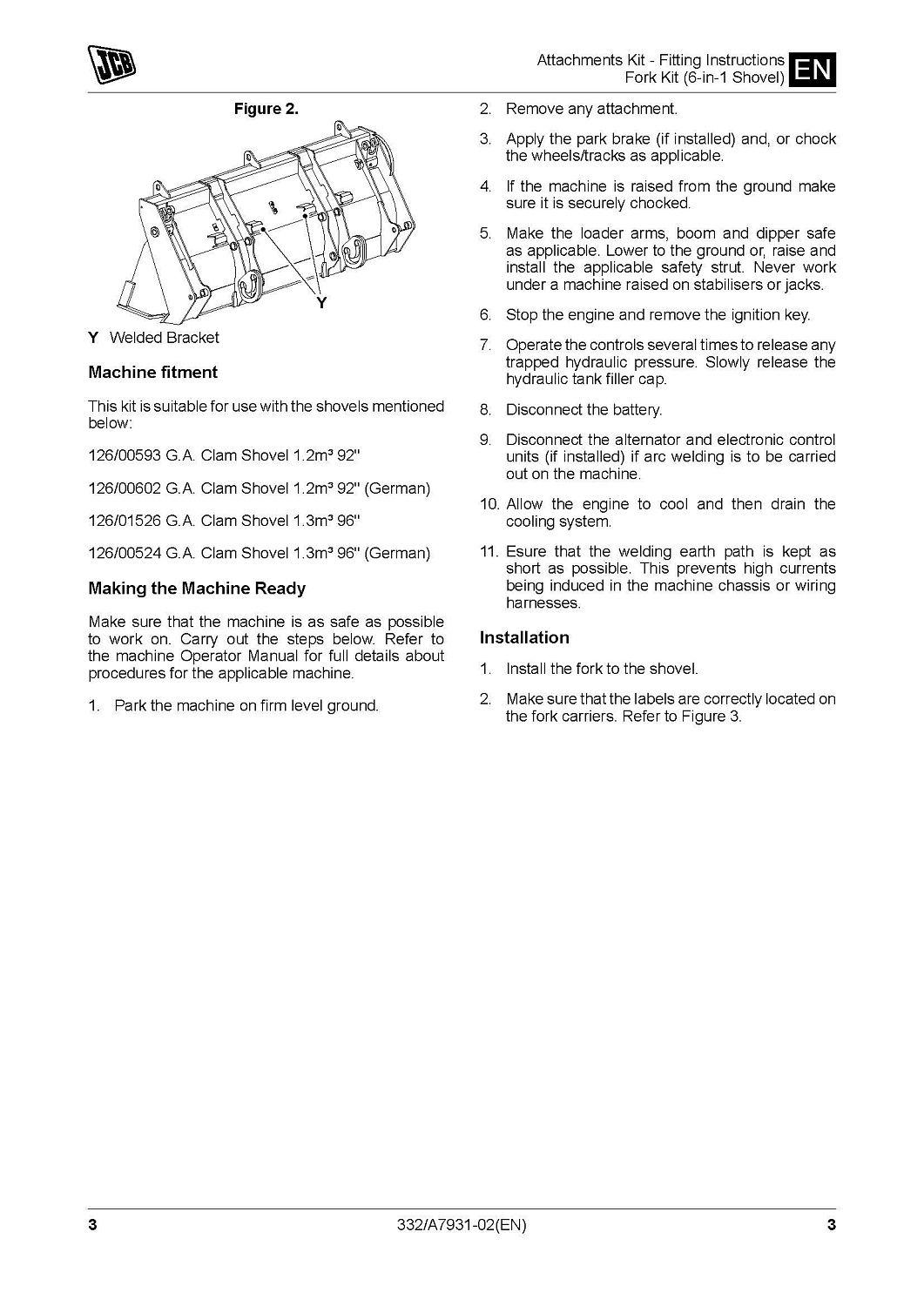 Вилы комплект 980/A7929P, 980/A7928P, 123/04827 INTER А