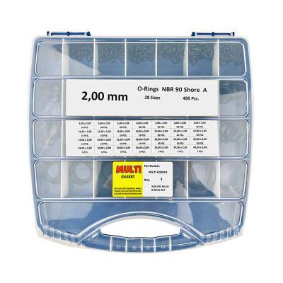 Купить Набор уплотнительных колец MLT-02000 2 мм  со склада в Москве. Оригинальные и OEM запчасти в наличии. Широкий выбор, гарантия качества. | РУСТЕХ.