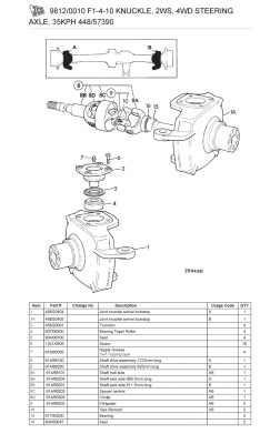Купить Поворотный кулак 3CX правый 458/20405, 448/42703, 448/42701 JCB со склада в Москве. Оригинальные и OEM запчасти в наличии. Широкий выбор, гарантия качества. | РУСТЕХ.
