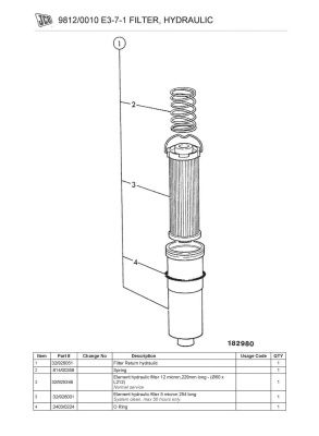 Купить Фильтр гидравлический верхний 32/925346, 32/913500 JCB со склада в Москве. Оригинальные и OEM запчасти в наличии. Широкий выбор, гарантия качества. | РУСТЕХ.